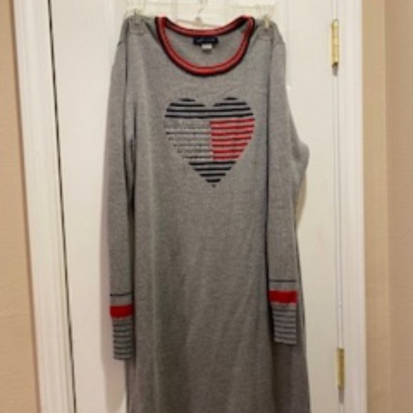 Tommy Hilfiger Sweater Dress, Size L, Gray - Picture 5 of 5